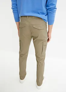 Pantalon cargo extensible Slim Fit, jambes droites, bonprix