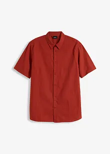 Chemise manches courtes en lin mélangé, bonprix