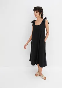 Trägerkleid aus luftigem Leinenmix, bonprix