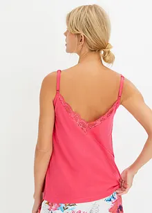 Caraco de pyjama avec dentelle et viscose, bonprix