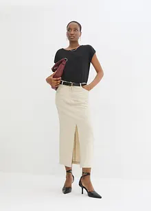 Shirt mit Seidenanteil, bonprix