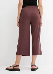 Jupe-culotte en jersey côtelé avec taille confortable, bonprix