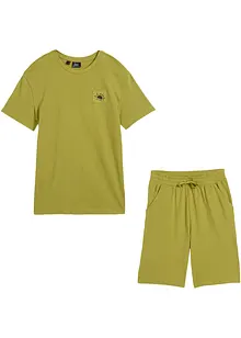 Jungen T-Shirt und kurze Hose aus Bio Baumwolle (2-tlg.Set), bonprix