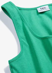 Ripp-Top aus reiner Bio-Baumwolle, bonprix