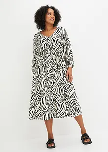 Robe midi en viscose fluide, bonprix