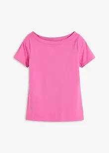 T-shirt à encolure bateau, bonprix