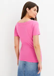 T-shirt à encolure bateau, bonprix