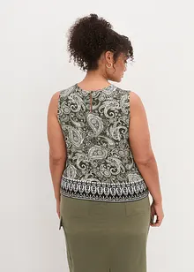 Top à imprimé paisley, bonprix