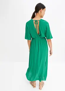 Robe midi avec détails à nouer, bonprix