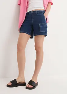 Short cargo en jean, taille normale, John Baner JEANSWEAR