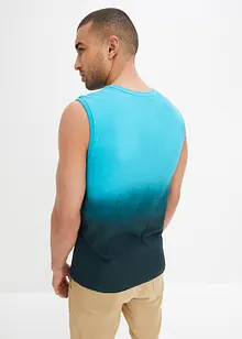 Débardeur avec dégradé de couleur en coton, Slim Fit, bonprix