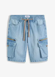 Long Jeans-Shorts mit Cargotaschen, Regular Fit, John Baner JEANSWEAR