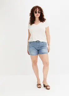 Jeans-Shorts mit Stickerei, BODYFLIRT