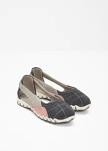 Ballerinas aus Veloursleder, bonprix