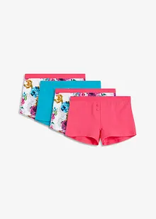 Lot de 4 boxers coton femme, bonprix