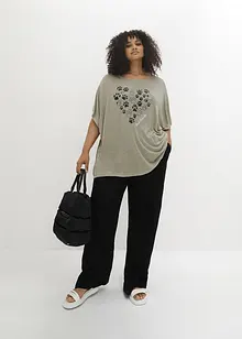 T-Shirt aus fließender Viskose, bonprix