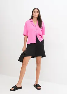 Blouse longueur hanche avec effet froissé, coupe oversize, bonprix