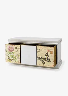 Banc avec décor papillon, bonprix