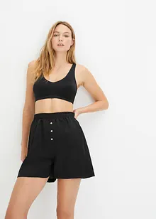 Short de pyjama en satin, bonprix