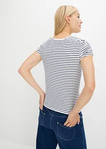 Ringelshirt mit Cut-Out, bonprix