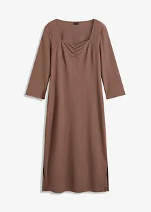 Robe midi en crêpe léger, bonprix