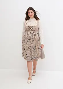 Dirndl avec tablier à sequins, bonprix