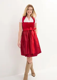 Dirndl mit Samt in Midilänge (2-tlg.Set), bonprix