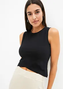 Cropped Top aus Baumwolle mit Stretch, bonprix