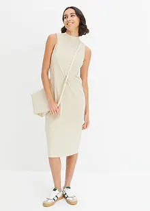 Geripptes Midi-Kleid, bonprix