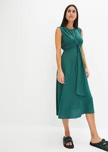 Midi-Kleid mit Drapierung, bonprix