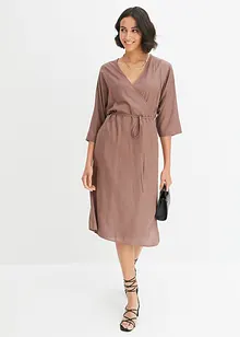 Midi-Kleid aus fließender Viskose, bonprix