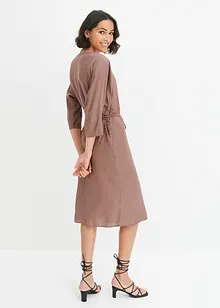 Midi-Kleid aus fließender Viskose, bonprix