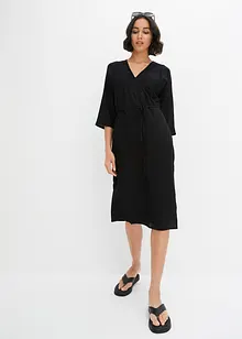 Midi-Kleid aus fließender Viskose, bonprix