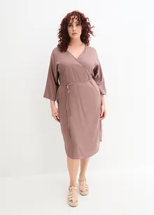 Midi-Kleid aus fließender Viskose, bonprix