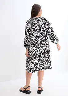 Tunika-Kleid aus Strukturstoff, knieumspielend, bonprix