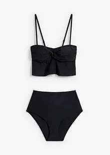 Bandeau Bikini (2-tlg.Set) aus recyceltem Polyamid, bonprix