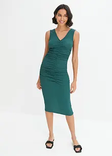 Midi-Kleid aus leichtem Crêpe, bonprix