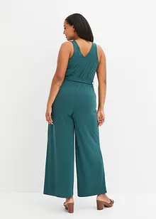 Jersey-Jumpsuit mit Raffung, bonprix