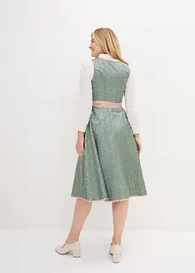 Dirndl mit Schürze in Midilänge (2-tlg. Set), bonprix