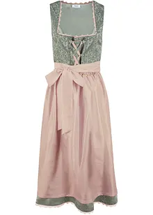 Dirndl mit Schürze in Midilänge (2-tlg. Set), bonprix