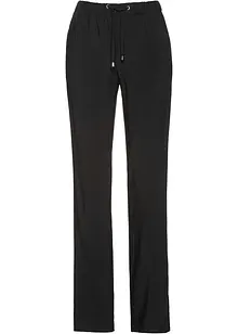 Pantalon à taille élastiquée en viscose, bonprix