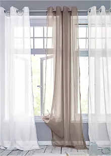 Gardine aus leichtem Voile (1er Pack), bonprix