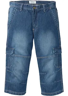 Jean cargo 3/4 Regular droit, bonprix