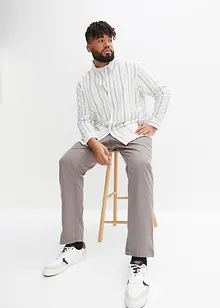 Regular Fit Twillhose aus reiner Baumwolle, Straight, bonprix