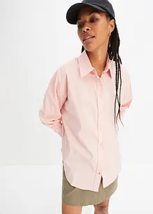 Oversized Hemd mit Knopfleiste aus reiner Baumwolle, bonprix