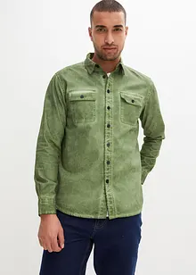Chemise aspect délavé, 100% coton, bonprix
