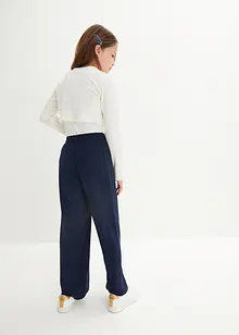 Pantalon palazzo en viscose douce, bonprix