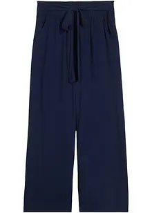 Pantalon palazzo en viscose douce, bonprix