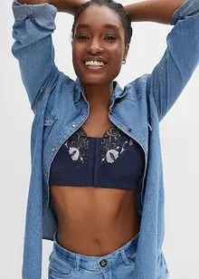 Entlastungs-BH ohne Bügel mit praktischem Vorderverschluss, bonprix