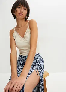 Ripp-Top aus softem Viskose-Mix (2er Pack), bonprix